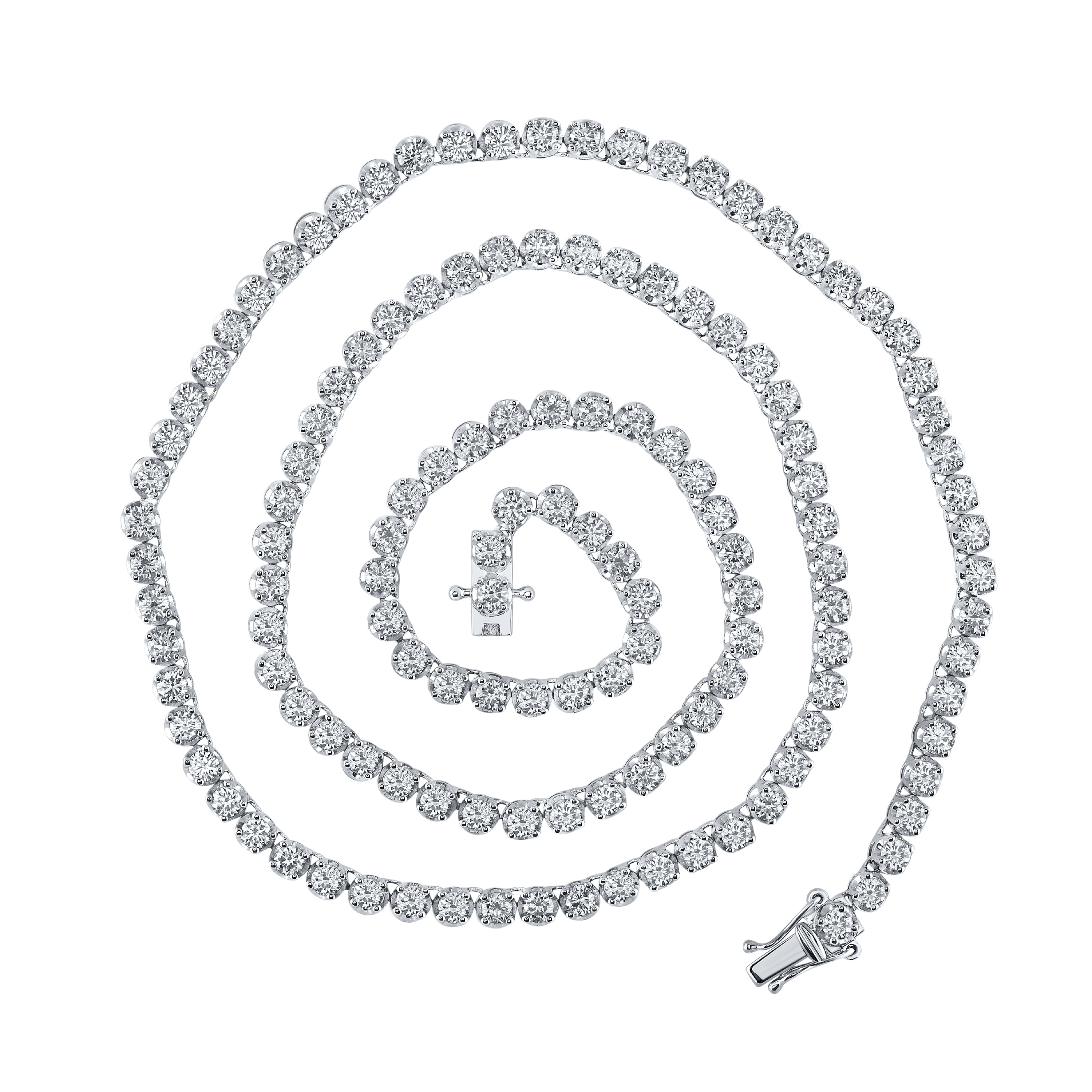 11 1/4CTW-DIA NK TENNIS CHAIN (20 INCH)