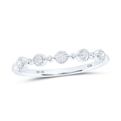 1/6CTW-DIA CN STACKABLE RING