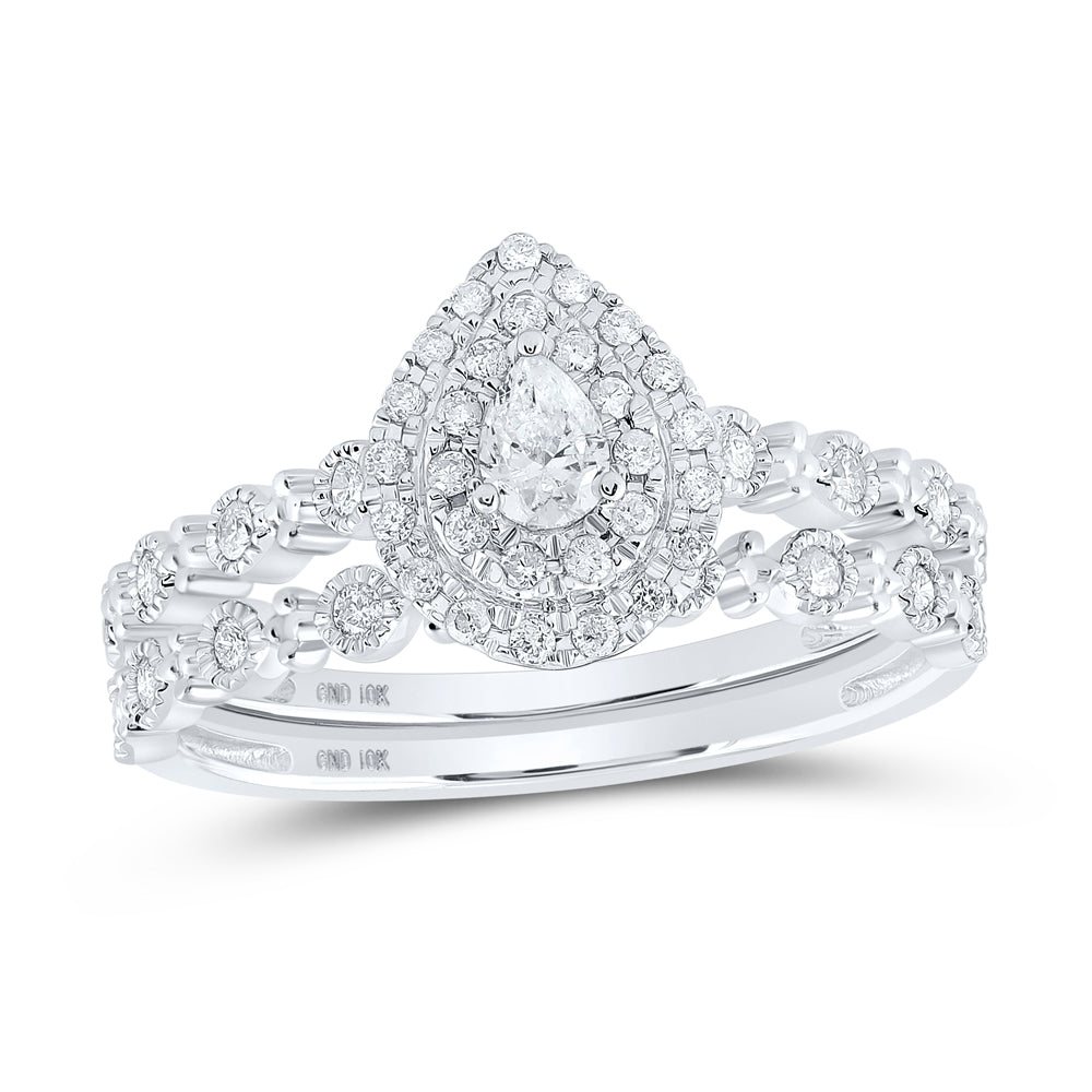 3/8CTW-DIA CN BRIDAL SET