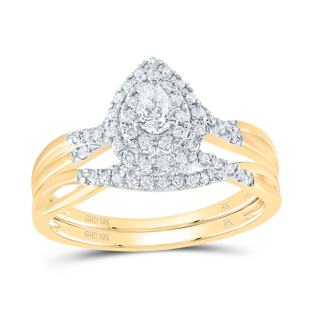 3/8CTW-DIA CN BRIDAL SET
