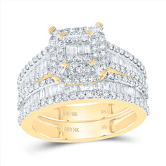 1 1/3CTW-DIA NK BRIDAL SET