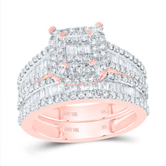 1 1/3CTW-DIA NK BRIDAL SET