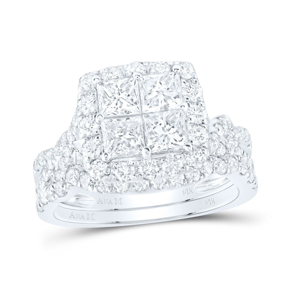 2 5/8CTW-DIA TESSERA INVISIBLE BRIDAL SET