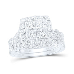 2 5/8CTW-DIA TESSERA INVISIBLE BRIDAL SET