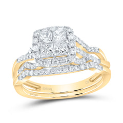 1CTW-DIA CN TESSERA INVISIBLE BRIDAL SET