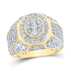 3CTW-DIA NK MENS RING
