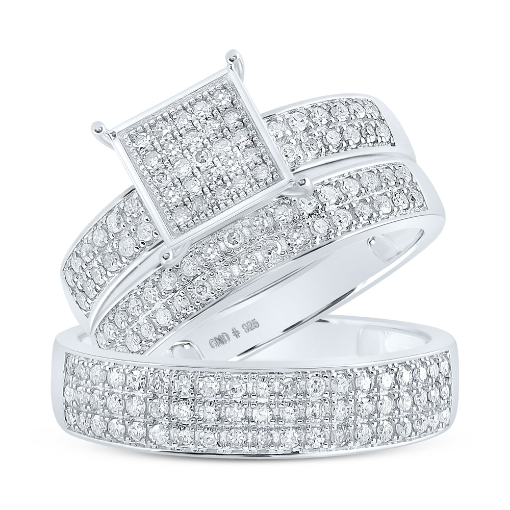 7/8CTW-DIA P1 MICRO PAVE GIFT TRIO SET