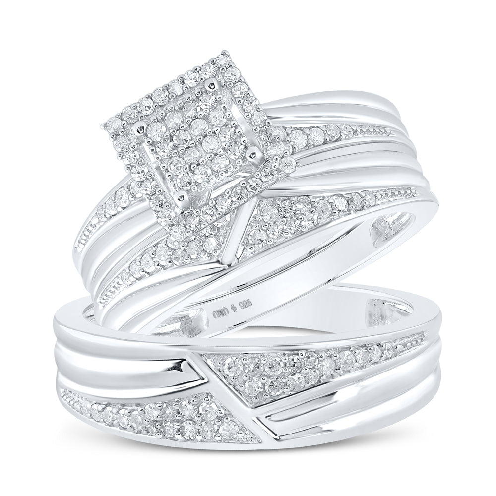 1/2CTW-DIA P1 MICRO PAVE GIFT TRIO SET