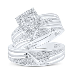 1/2CTW-DIA P1 MICRO PAVE GIFT TRIO SET