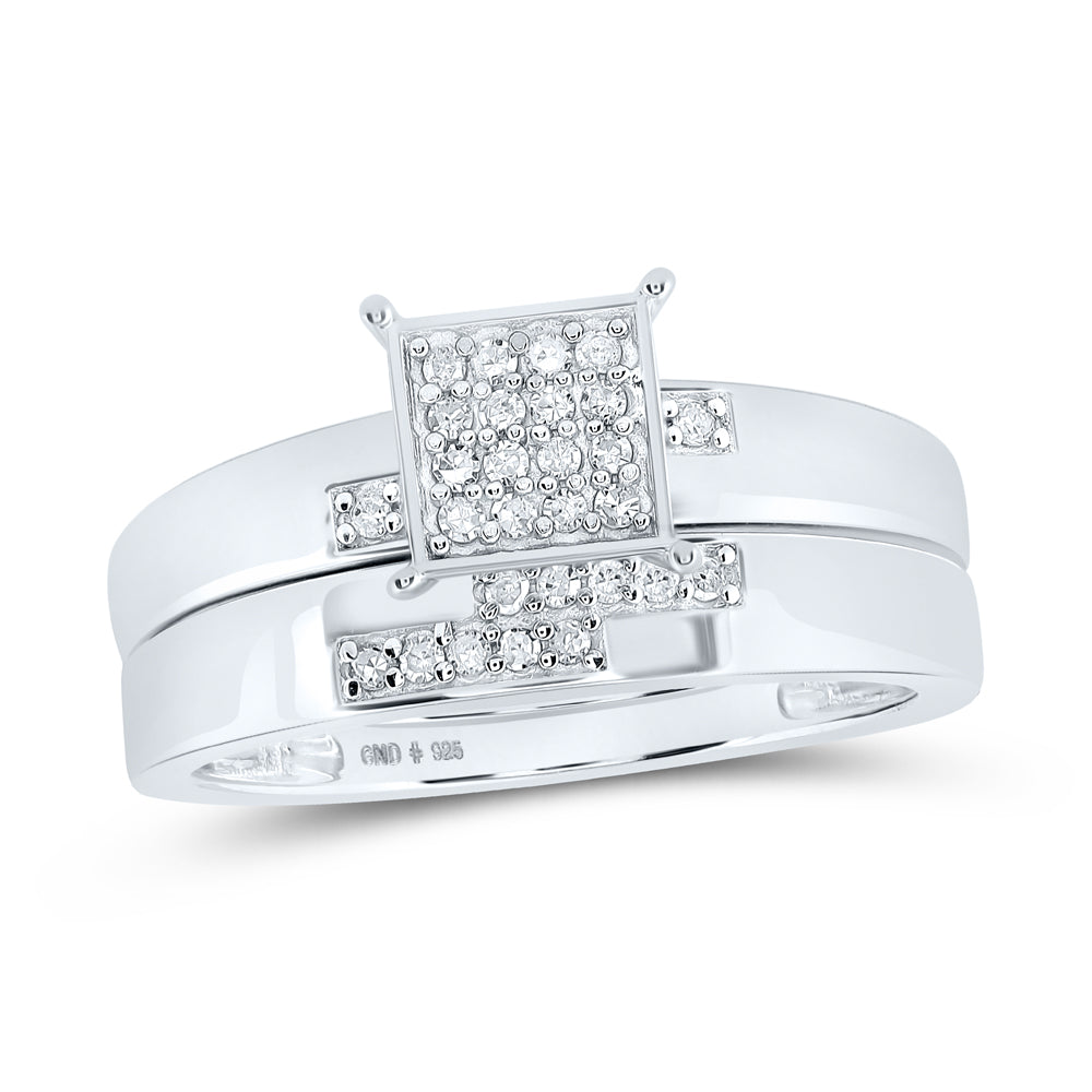 1/4CTW-DIA P1 MICRO PAVE GIFT TRIO SET