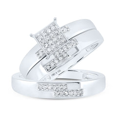 1/4CTW-DIA P1 MICRO PAVE GIFT TRIO SET