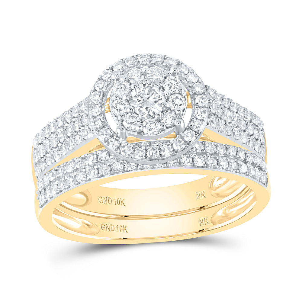 3/4CT-DIA NK LADIES BRIDAL SET