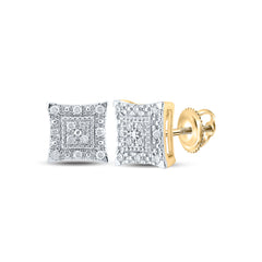 1/8CT-DIA P3 GIFT SQUARE EARRING