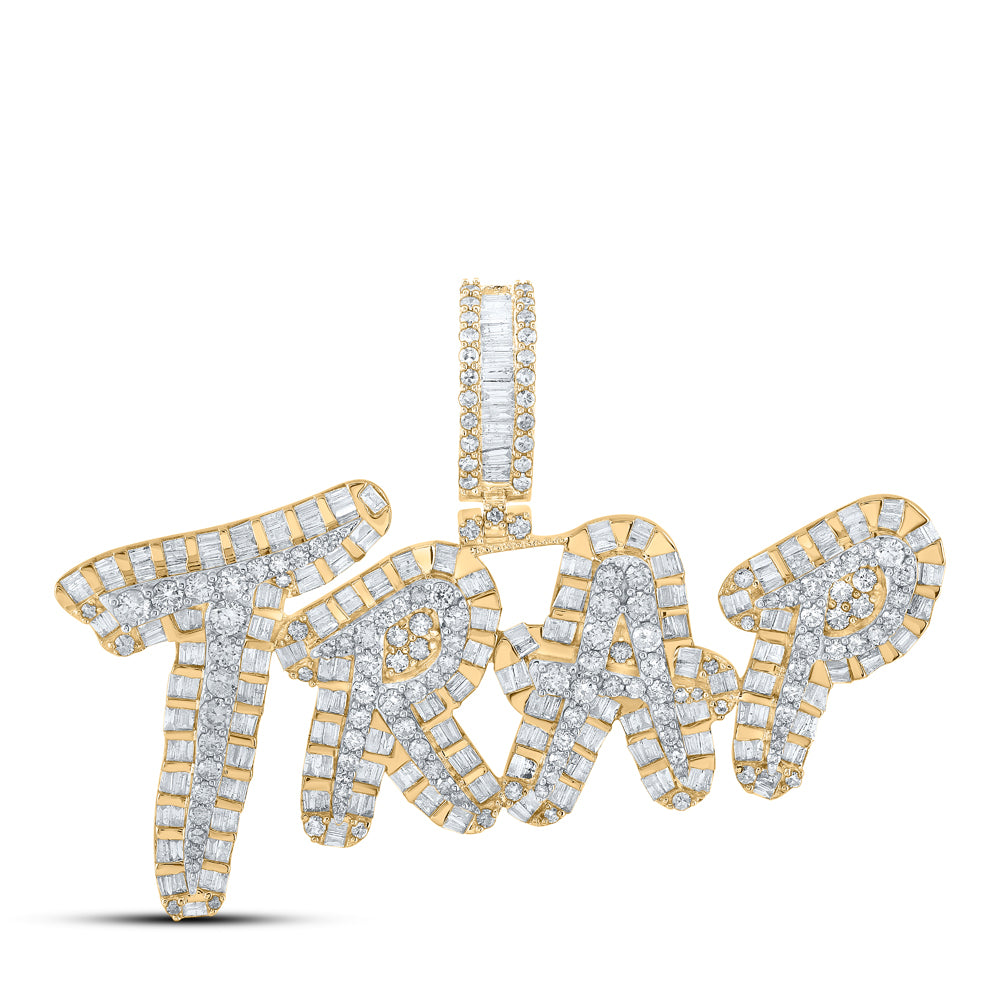 3 3/8CTW-DIA NK TRAP MENS CHARM