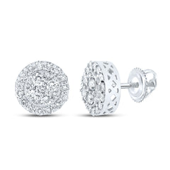 7/8CTW-DIA NK ROUND EARRING