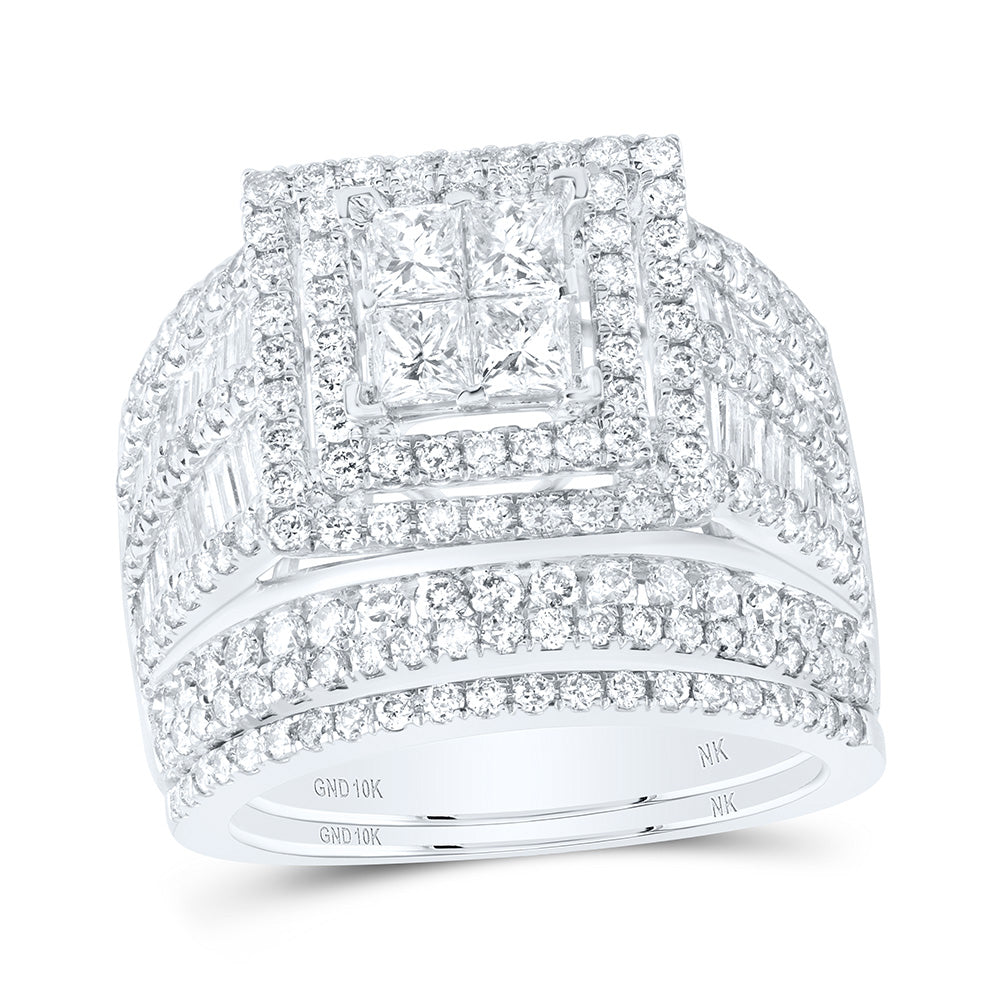 3CTW-DIA NK TESSERA INVISIBLE BRIDAL SET