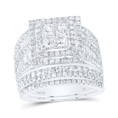 3CTW-DIA NK TESSERA INVISIBLE BRIDAL SET
