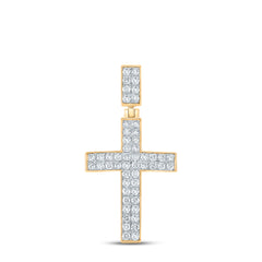 1CTW-DIA NK CROSS MENS CHARM