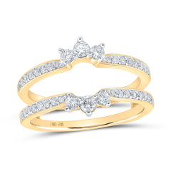 10K Yellow Gold 1/2 CTW-Natural Diamond Enhancer Ring 3.32 Gram