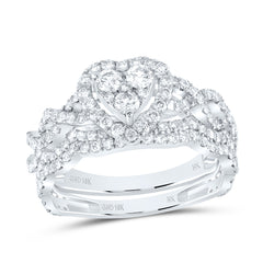 1 1/4CTW-DIA NK BRIDAL SET
