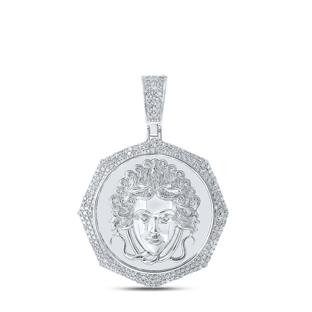 1 1/4CTW-DIA P1 MEDUSA PENDANT