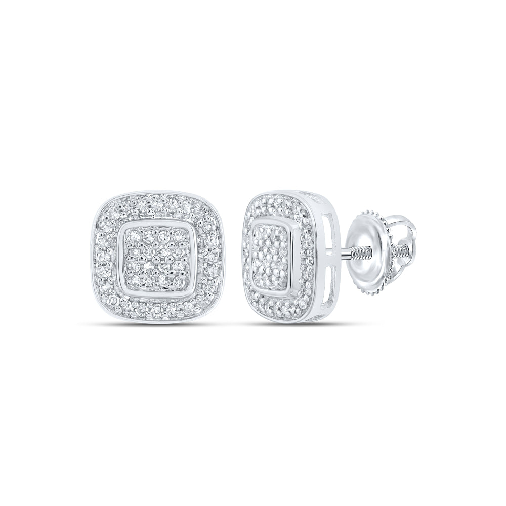 1/4CTW-DIA NK FASHION CUSHION EARRING
