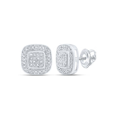 1/4CTW-DIA NK FASHION CUSHION EARRING