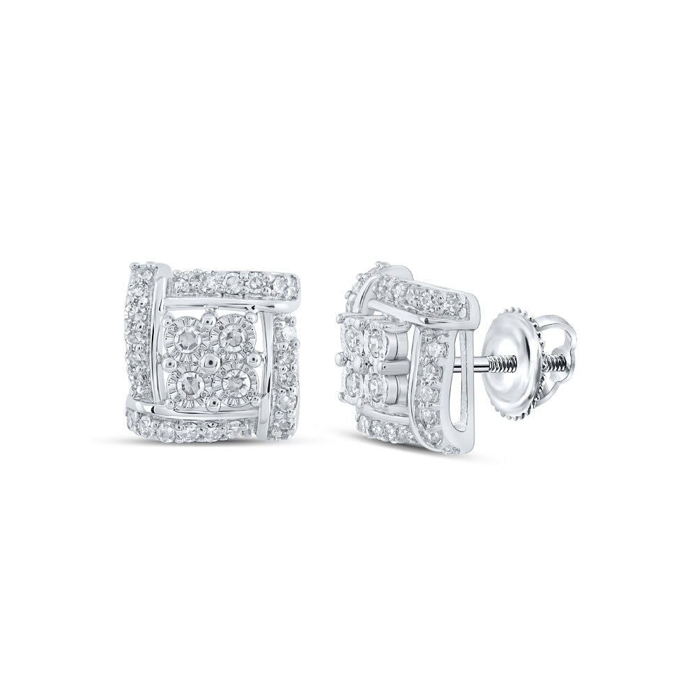 1/4CTW-DIA NK EARRING