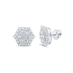 1CTW-DIA NK EARRING