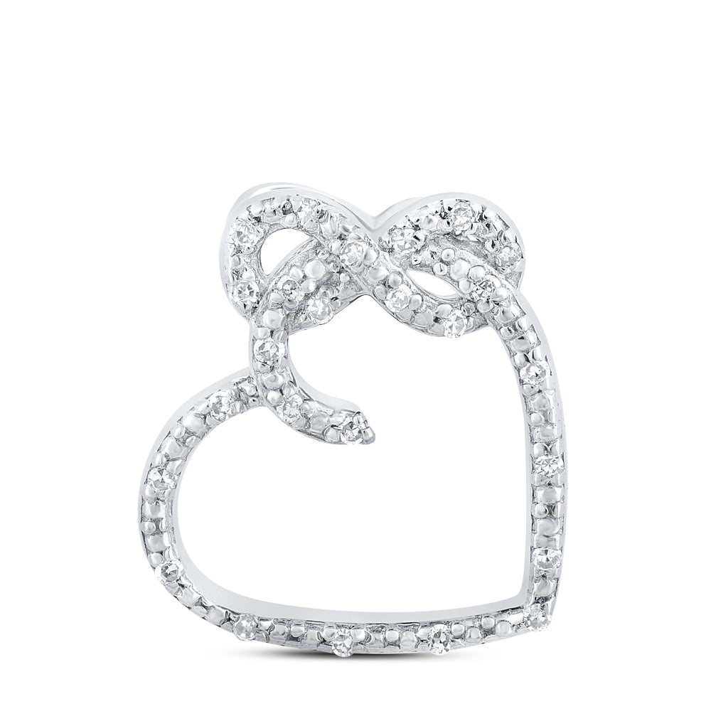 1/20CTW-DIA NK GIFT HEART PENDANT