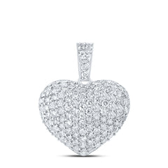 1CTW-DIA NK HEART PENDANT