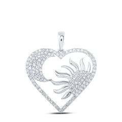 1CTW-DIA NK HEART PENDANT