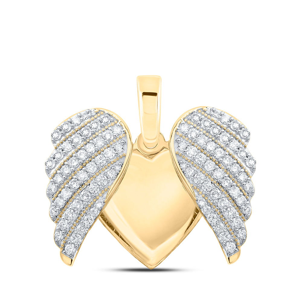 1CTW-DIA NK HEART PENDANT