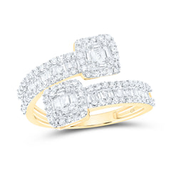 1CTW-DIA CN CUFF LADIES RING