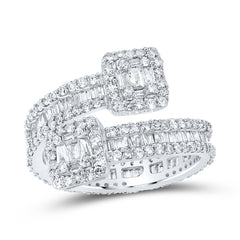 1 1/2CTW-DIA LADIES CUFF RING FULL ETERNITY SHANK