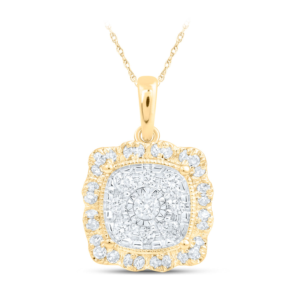 1/3CTW-DIA NK PENDANT