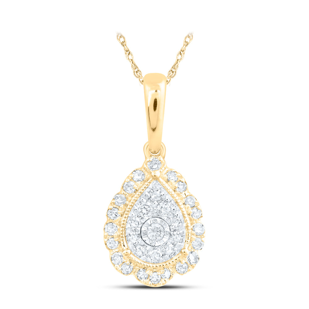 1/5CTW-DIA NK PENDANT