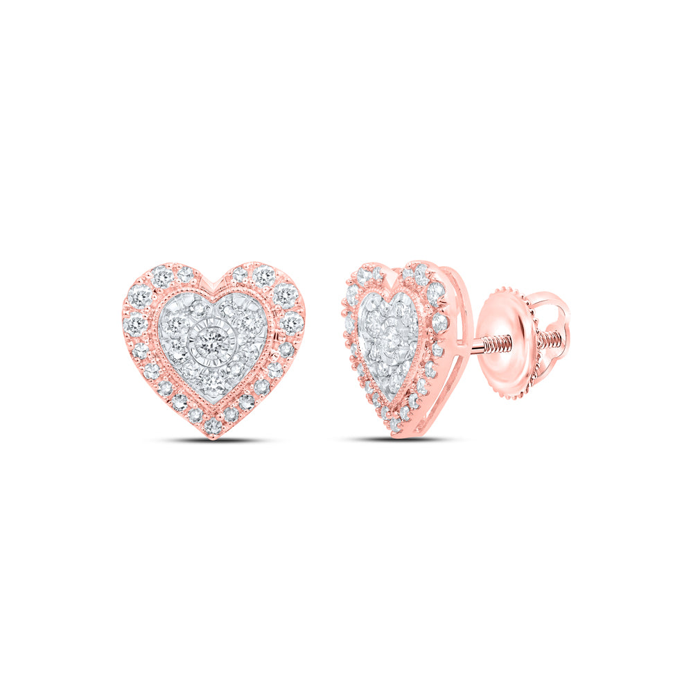 1/2CTW-DIA NK HEART EARRING
