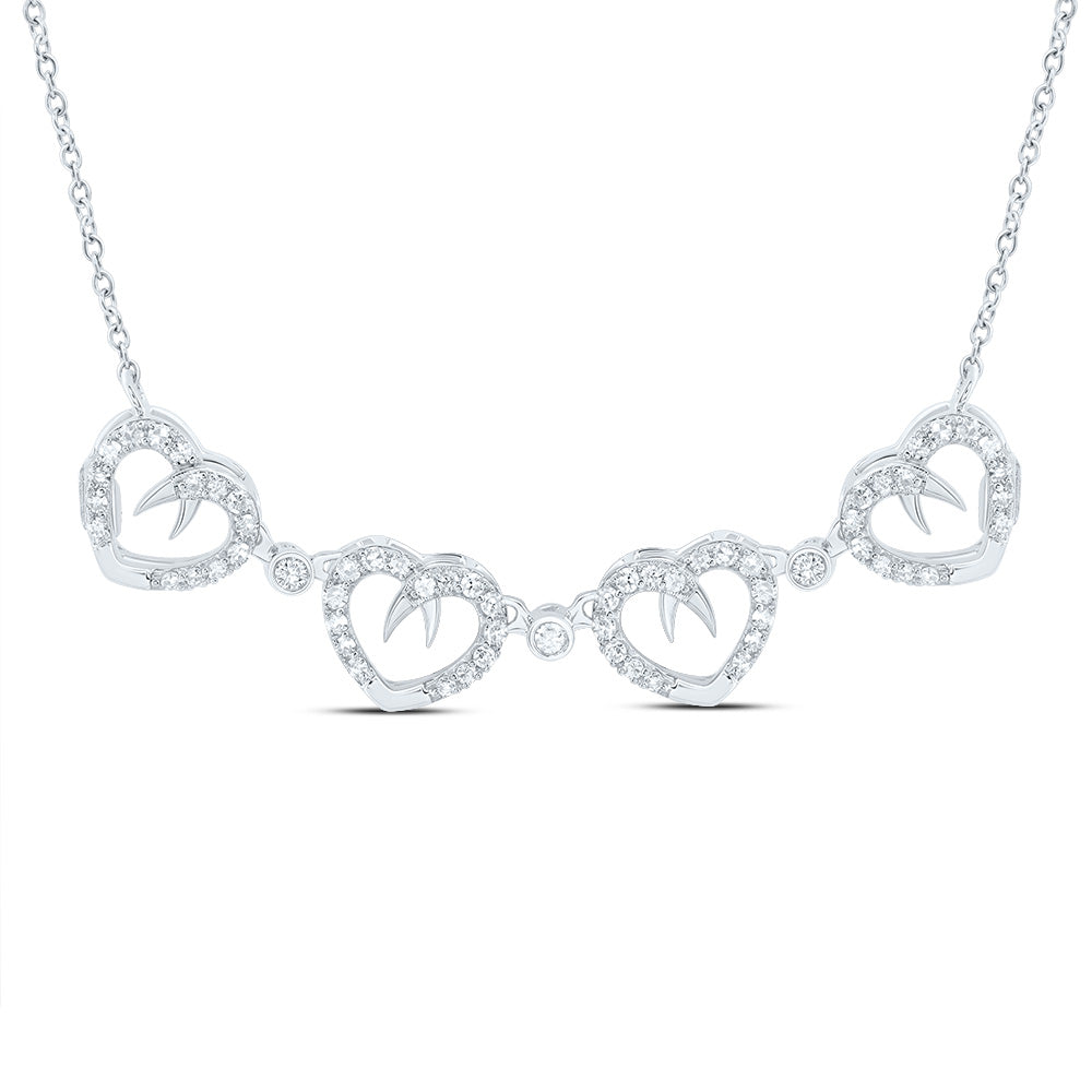3/8CTW-DIA NK NECKLACE
