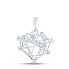 1/10CTW-DIA NK GIFT HEART PENDANT