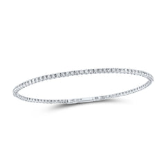 1 1/3CTW-DIA ANA M (190MM) FLEXIBLE TENNIS BANGLE (66X54MM)