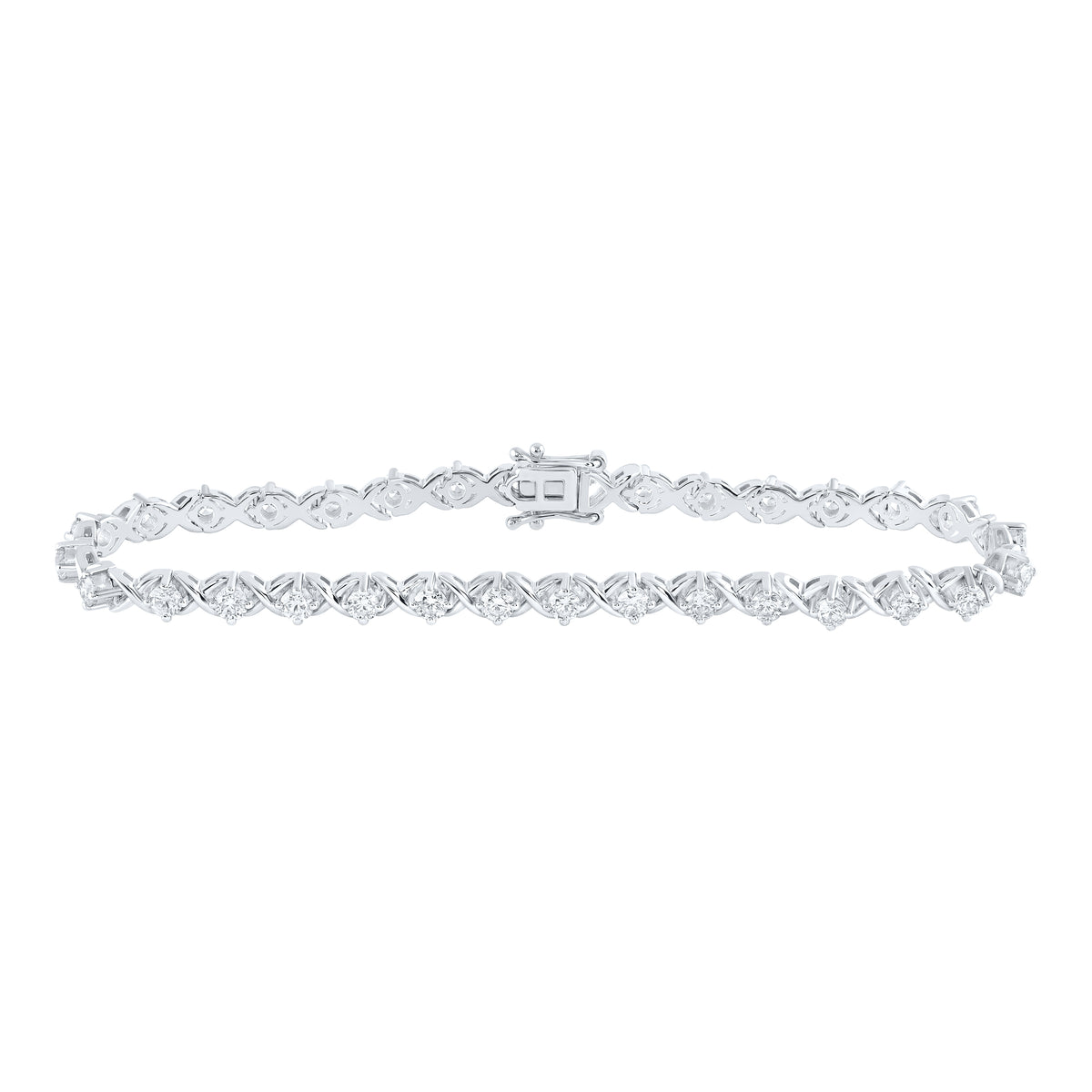 2 5/8CTW-DIA NK TENNIS BRACELET (7 INCH)