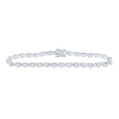 2 5/8CTW-DIA NK TENNIS BRACELET (7 INCH)