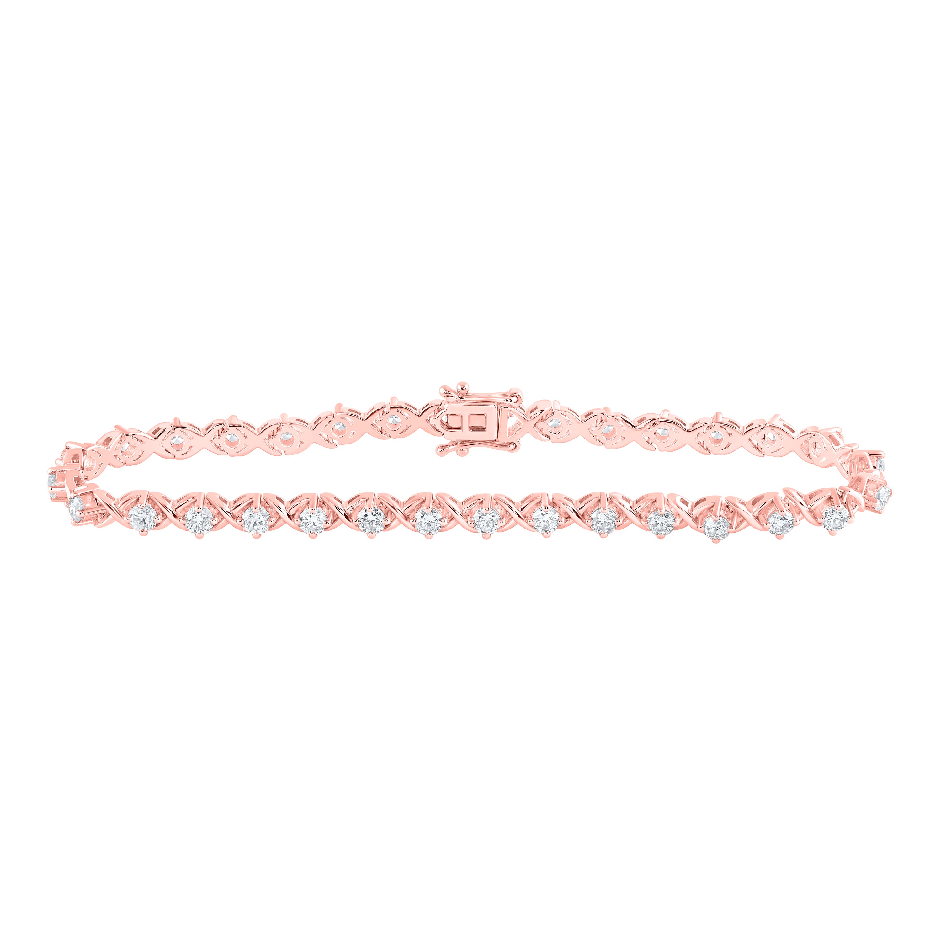 2 5/8 CTW-DIA NK TENNIS BRACELET (7 INCH)