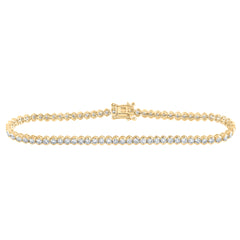 3 CTW-DIA NK TENNIS BRACELET (7 INCH)