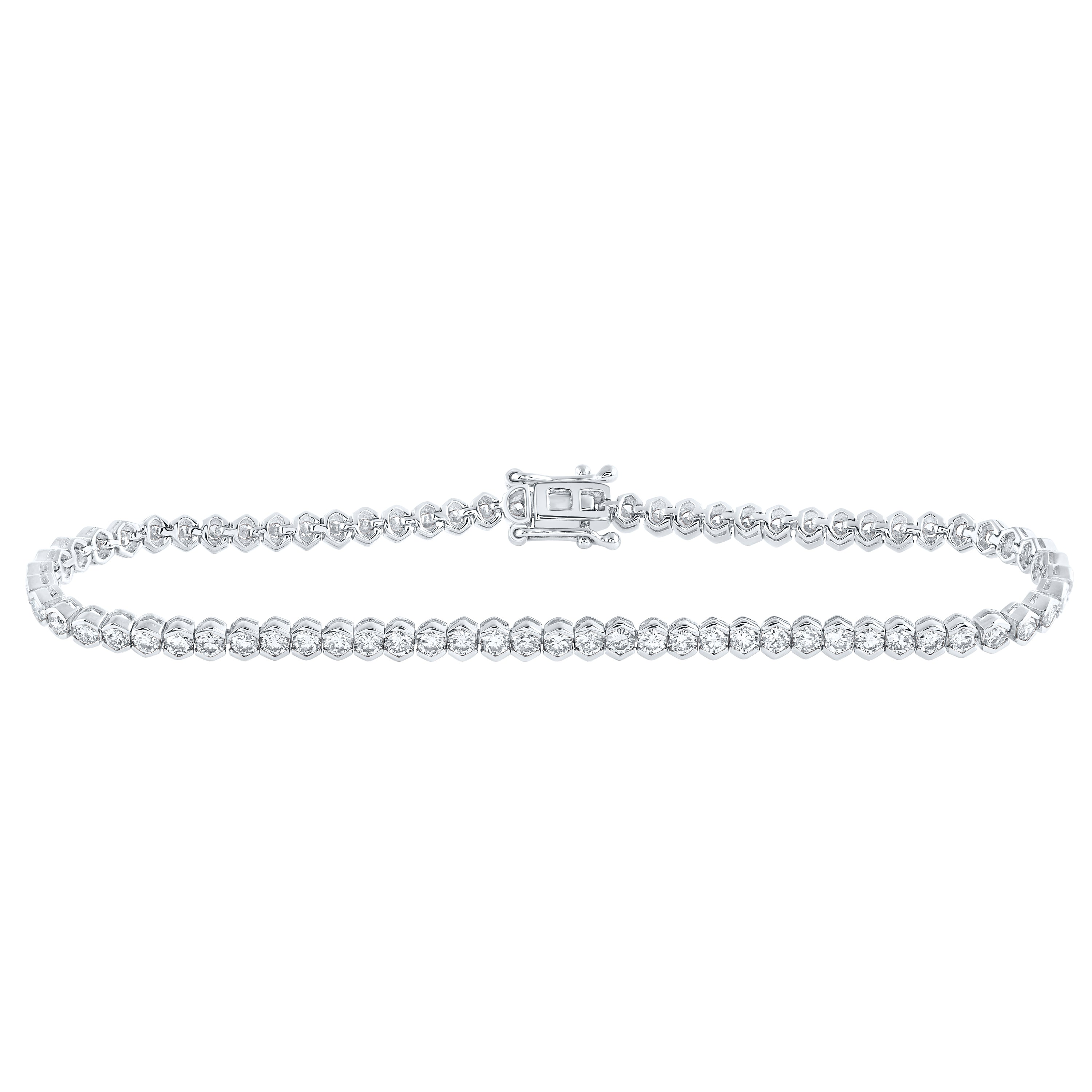 3 CTW-DIA NK TENNIS BRACELET (7 INCH)