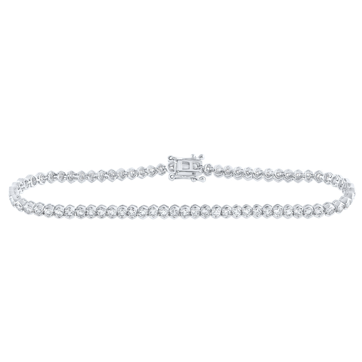 3 CTW-DIA NK TENNIS BRACELET (7 INCH)