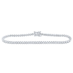 3 CTW-DIA NK TENNIS BRACELET (7 INCH)
