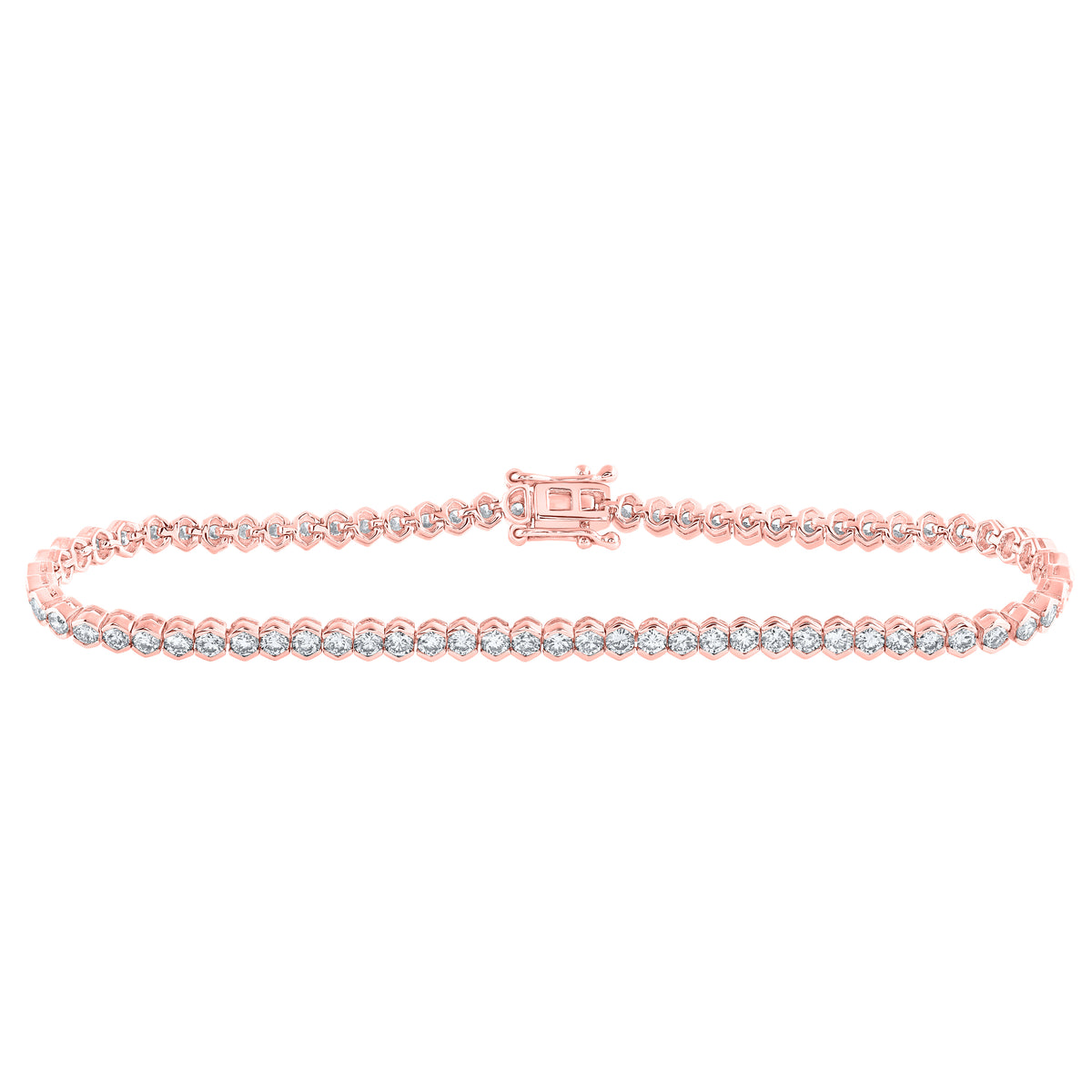 3 CTW-DIA NK TENNIS BRACELET (7 INCH)