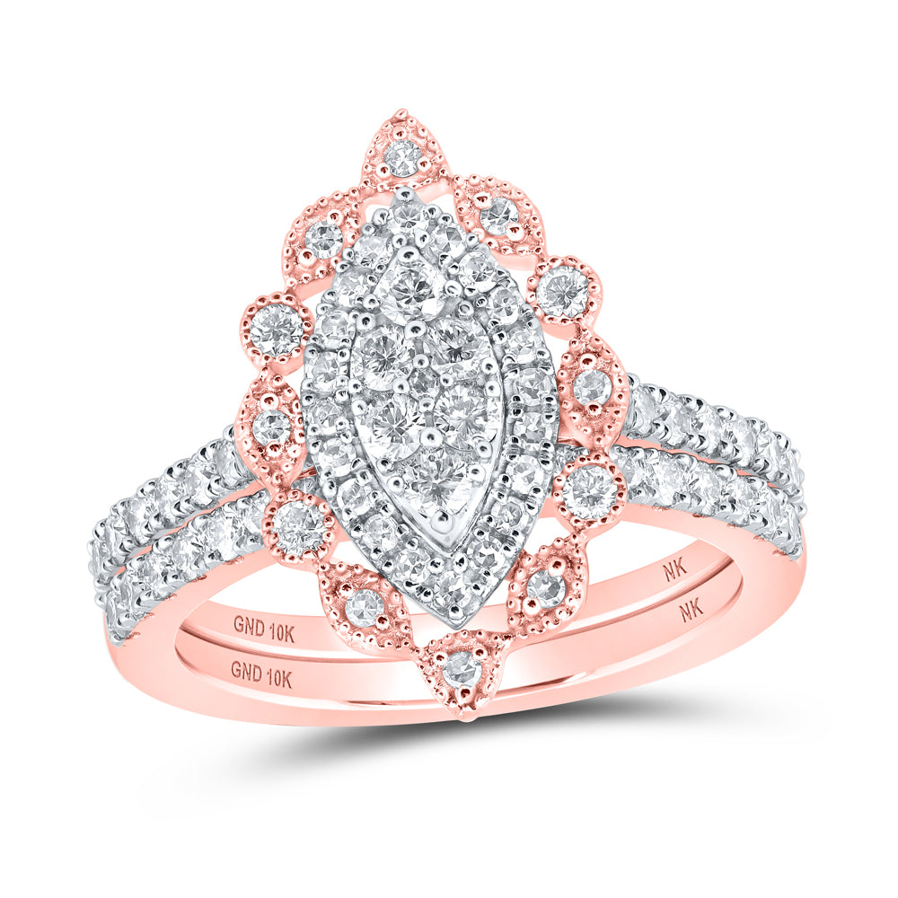 1 CTW-DIA NK BRIDAL SET